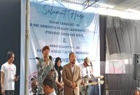 Sam Tito ketika acara perayaan ulang tahun dan anniversary ke 20