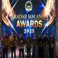Sam Tito ketika terima penghargaan Radar Malang Awards 2025