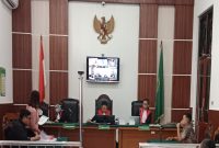 Situasi sidang di PN Surabaya 