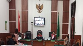 Situasi sidang di PN Surabaya 